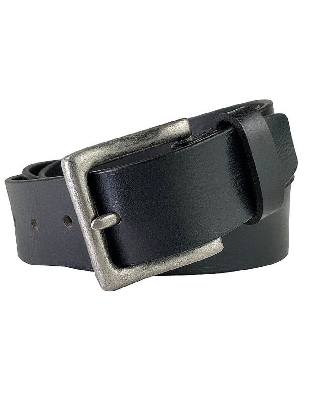 Men's Stone Mountain Genuine Leather Belt black classic NWT